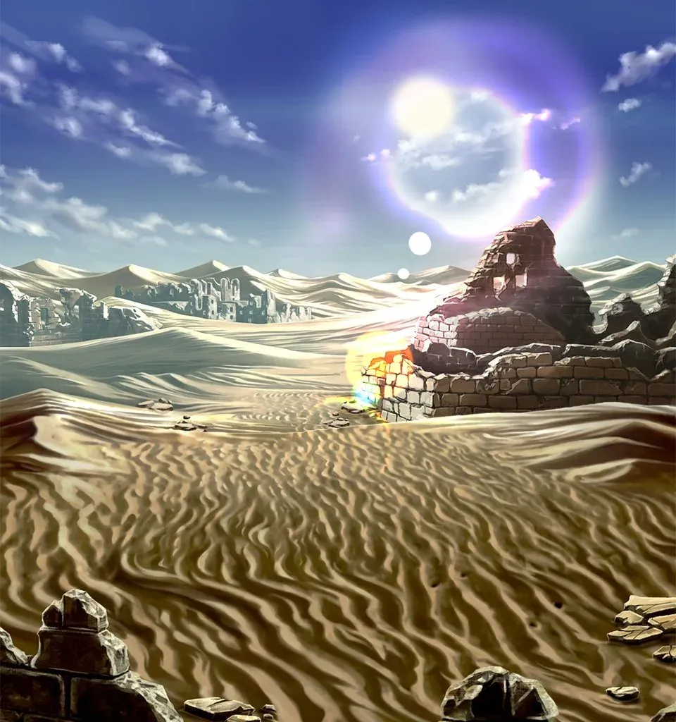 Zadehl Southersands — Golem's lair in Brave Exvius