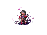 Dark Fina's animated idle sprite from Final Fantasy Brave Exvius