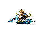 Tidus's animated idle sprite from Final Fantasy Brave Exvius