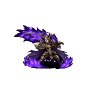 Veritas of the Dark's animated idle sprite from Final Fantasy Brave Exvius